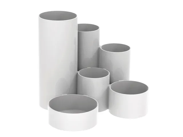 Pennenkoker MAUL Tubo wit 6-vaks Ø150x125mm