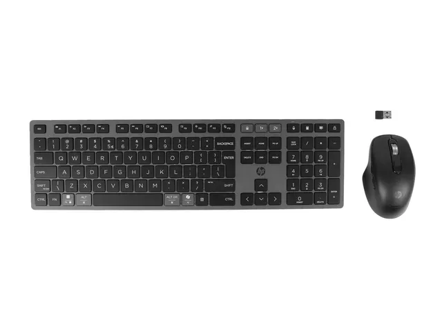 Toetsenbord QWERTY + muis HP 725 oplaadbaar draadloos