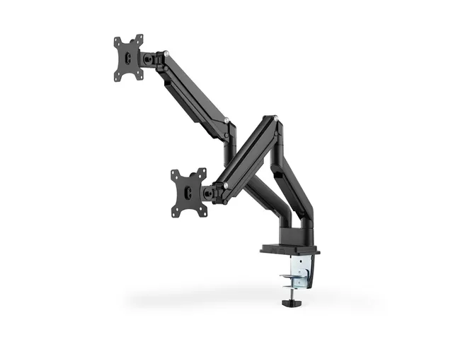 Monitorarm Digitus 2 Schermen met Gasveer en Klem