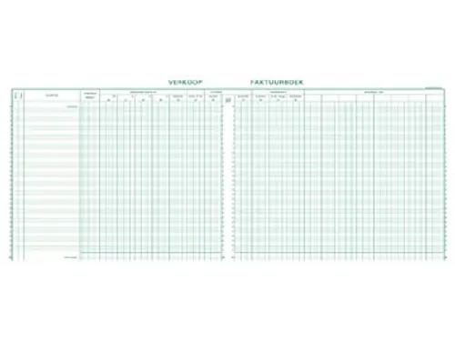 Exacompta Register Verkoop, 27 X 32 Cm Nederlandstalig
