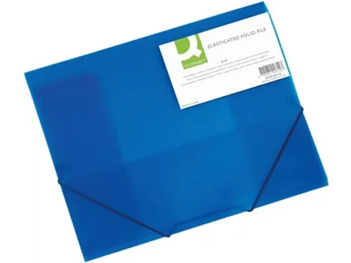 Elastomap A4 Mat Met Drie kleppen PP 400 Micron Blauw