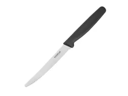 Tomatenmes Hygiplas gekarteld 10cm zwart