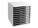 Ladenblok MODULO A4 10 laden Classic Zwart Grijs