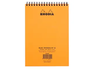 Spiraalblok Rhodia A5 lijn 160 pagina's 80gr oranje - 4