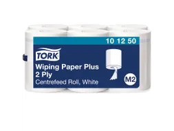 Poetsrol Tork 2-laags Wit 101250 M2 160 Meter