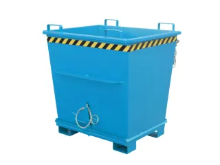 Bodemklepcontainer 1271x1040x1200mm 1m³ 2000kg Ral5012 - 1