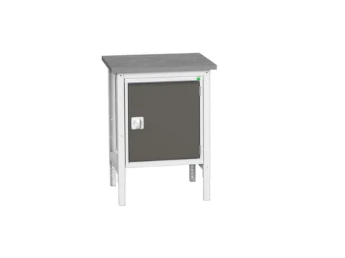 werkbank,HxBxD 780-930x700x600mm,linoleumblad,4voeten
