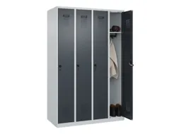 locker,HxBxD 1850x1200x500mm,4vak,vak B 300mm,draaigrendel