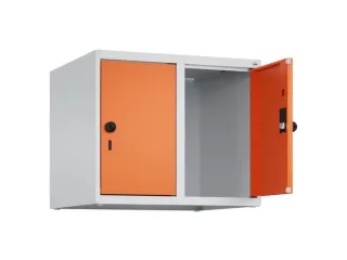 opzetkast,v. locker,2vak.,vak B 300mm,HxBxD 500x600x500mm,vleugeldeur - 2