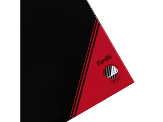 Notitieboek Bantex zwart/rood A4 lijn 70gr 96vel - 3