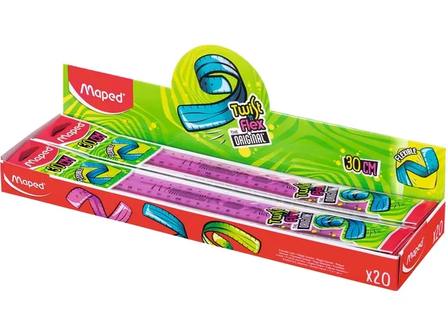 Règle Maped Twist’n Flex 027900 30cm assorti