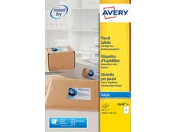 Etiket Avery J8168-25 199.6x143.5mm Inkjet wit 50 stuks