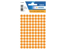 HERMA 1844 Multipurpose etiketten Rond 8mm Fluor Oranje 540 stuks