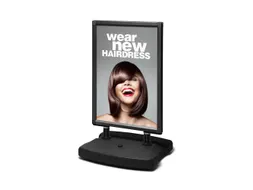 Stoepbord Windtalker City Plastic Voet A1 Zwart