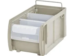magazijnbak,HxBxD 140x156x300mm,4,1l,Sunflower Compound (SFC),grijs