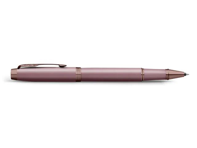 Rollerpen Parker IM Finish Touch Mauve fijn zwart