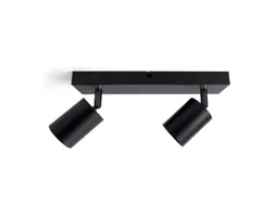 Plafondspot Integral Siena 2 spot IP20 GU10 zwart