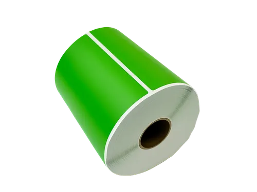 Gekleurde verzendlabels op rol 102x152mm Groen 2800 etiketten