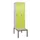 locker met bank,HxBxD 2120x600x815mm,2vak,vak B 300mm,draaigrendel