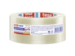 Tesa Pack Monofilamenttape 50mx50mm Transparant