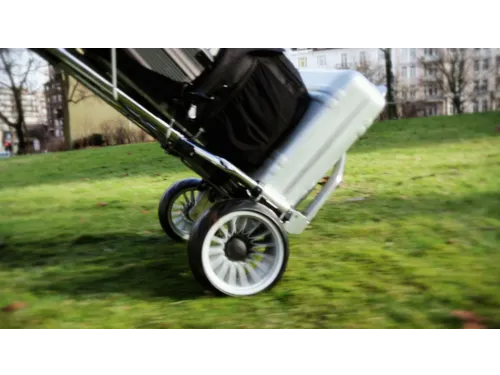 aluminium steekwagen 100kg steekplaat BxD 495x420mm polymeer