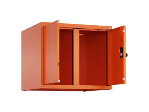 opzetkast,v. locker voor scheiding van kleding,2vak.,vak B 300mm