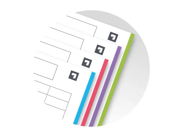 Bloc de cours Oxford Essentials A4+ 120fls double spirale assorti