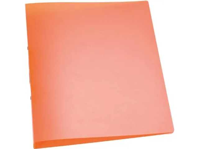 Ringmap A4 PP 2 Ringen 25mm Transparant Oranje