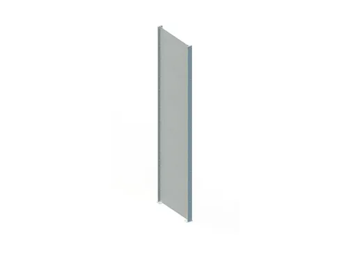 zijwand,v. inhaakstelling,HxD 2000x500mm,staal,RAL7035
