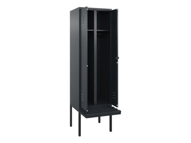 locker voor scheiding van kleding,HxBxD 2120x600x815mm,2vak