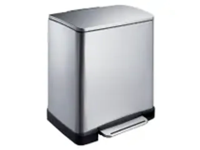OUTLET Afvalbak Pedaalemmer Rechthoekig 20 Liter Mat Rvs