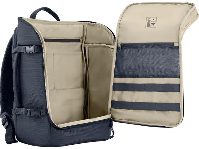 Travel 15,6 blauwe laptopbackpack, 25 liter