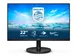 Philips V-Line 21,5 inch LCD Monitor 22 Inch Zwart