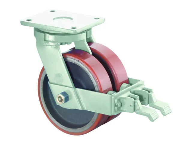 Zwenkwiel M. Rem Velg Gietijzer Pu-Band 300/2x100mm 5600kg