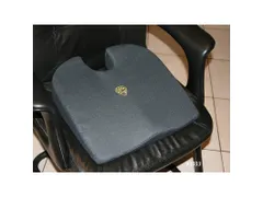 Anatomisch Wig-Zitkussen Zwart