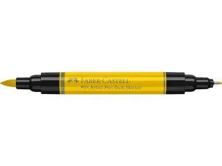 Tekenstift Faber-Castell Pitt Artist Pen duo marker 107 cadmiumgeel ge - 4