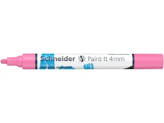 Acrylmarker Schneider Paint-It 320 4mm pastel roze - 5