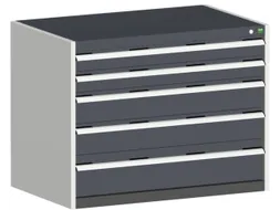 ladekast,HxBxD 800x1050x650mm,5lade(n),lade voor normale belastingen