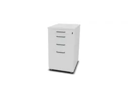 Staand Ladeblok Hxbxd 720x430x600mm 2 Laden 1 Materiaallade Bl-wit