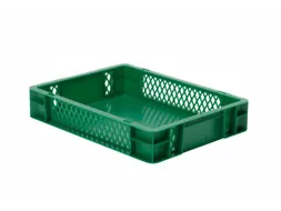 Euronorm-Stapelbak 7l 75x400x300mm Wanden Opengewerkt Bodem Gesloten