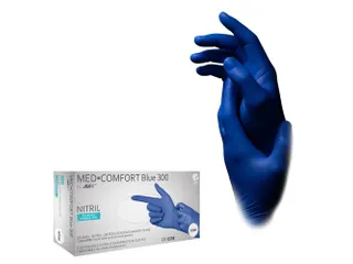 Ampri nitril handschoen Blauw Blue 300 extra lang maat S 100 stuks - 1