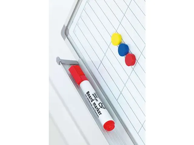 Planbord 60x90cm Softline profiel 8mm Dubbele week EN met dagenstrook