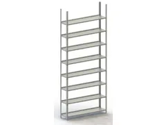 magazijnstelling,grondveld,HxBxD 2500x1254x304mm,vaklast 80kg