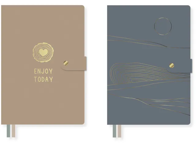 Notitieboek Soft Scenes A6 SC lijn PU krimp a 2 stuks assorti 80 grams