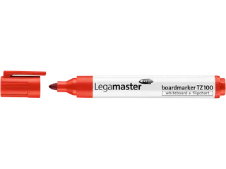 Viltstift Legamaster TZ 100 whiteboard rond 1.5-3mm rood - 1