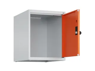 opzetkast,v. locker,1vak.,vak B 400mm,HxBxD 500x400x500mm,vleugeldeur - 2
