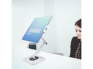 Verstelbare Tablet Houder voor Bureau wit - 9