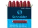 Inktpatroon Schneider Rood 6 stuks