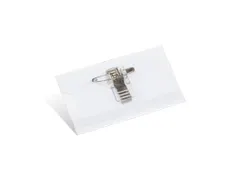 Naambadge Kangaro 40x75mm doos a 24 stuks met clip, speld en insteekka