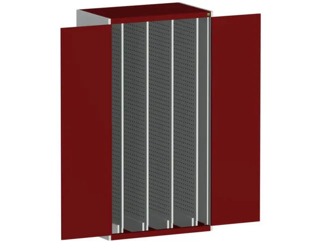 verticale kast,HxBxD 2000x1050x650mm,deur m. perforaties